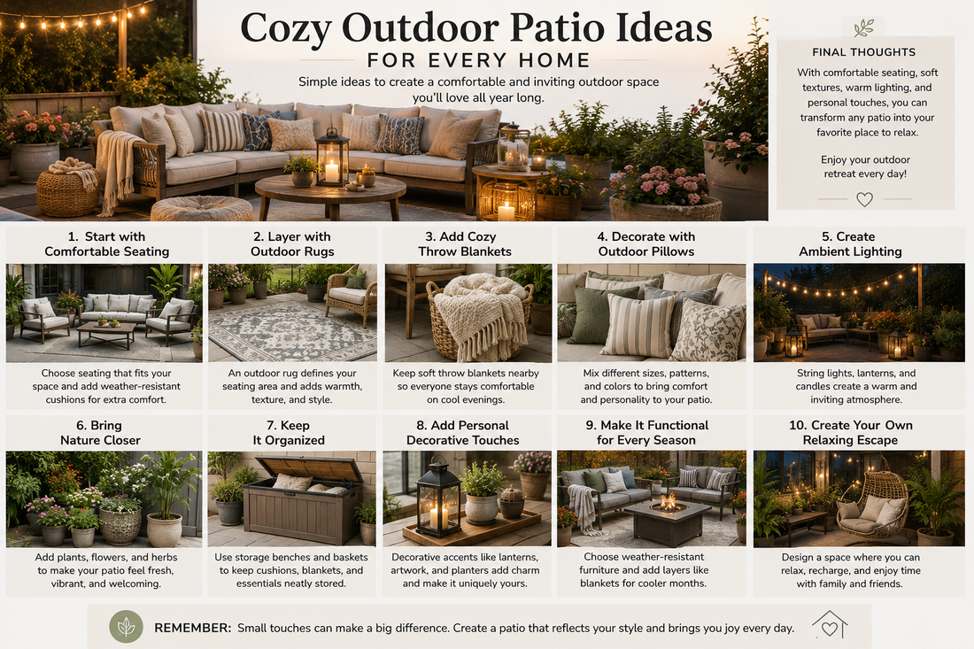 Cozy Outdoor Patio Ideas for Every Home
