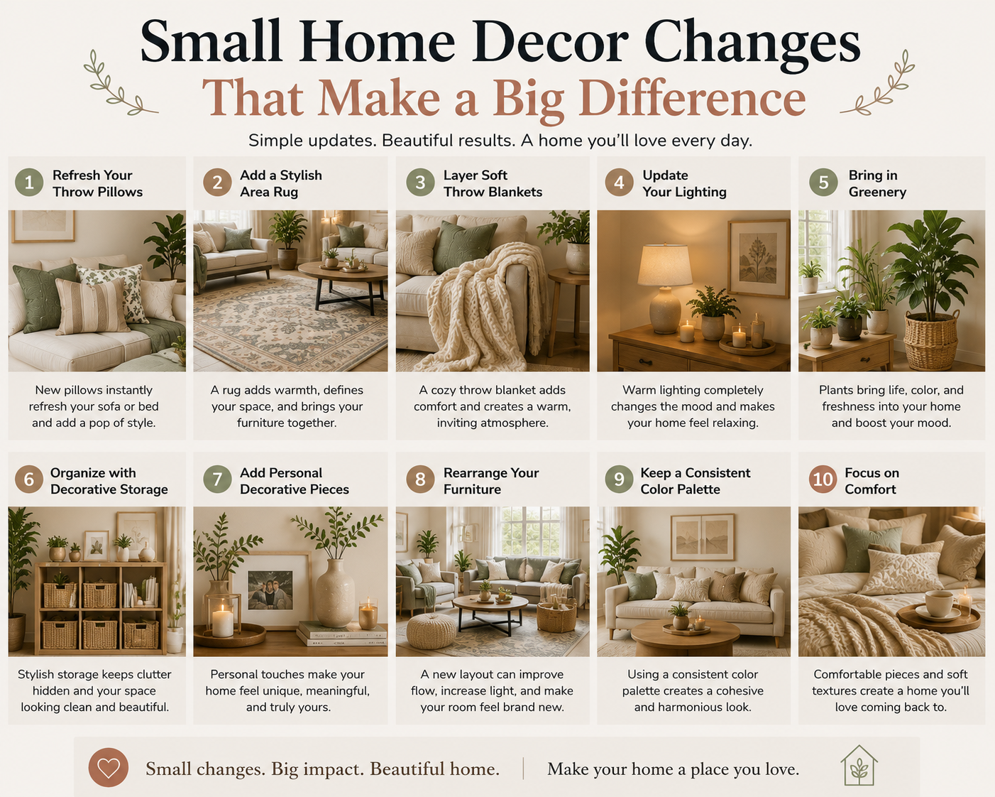 Small Home Decor Changes That Make a Big Difference