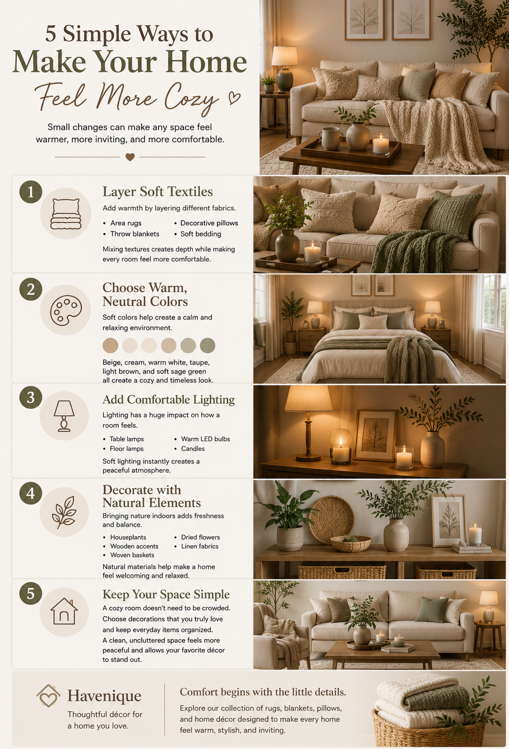 5 Simple Ways to Make Your Home Feel More Cozy