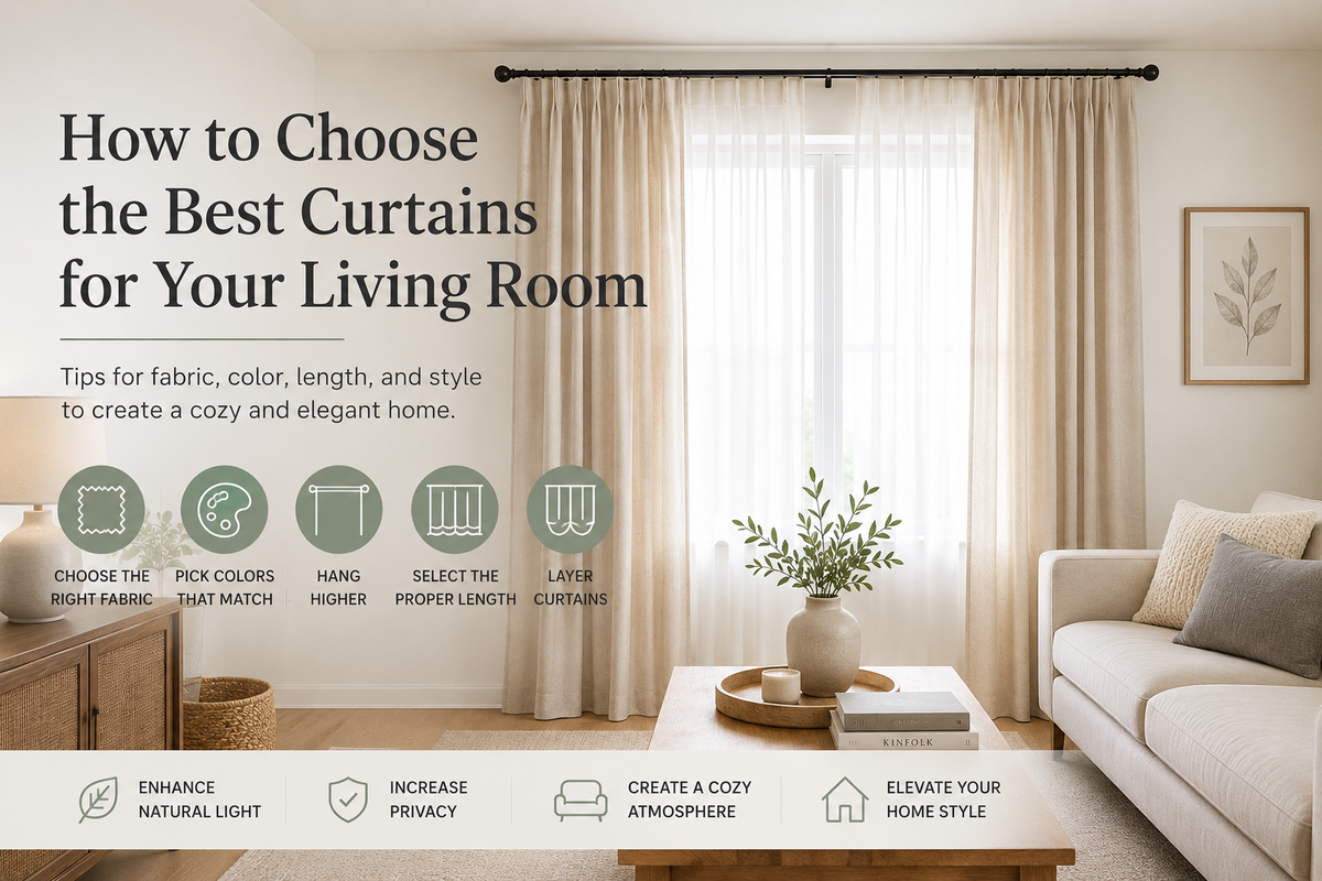 How to Choose the Best Curtains for Your Living Room