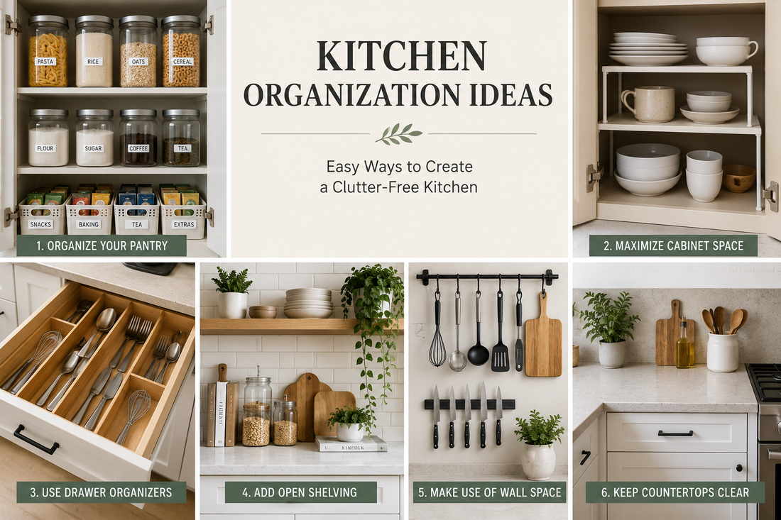 Kitchen Organization Ideas: Easy Ways to Create a Clutter-Free Kitchen