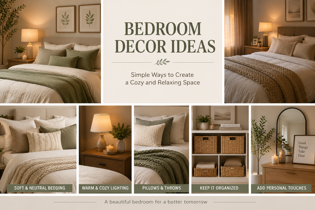 Bedroom Decor Ideas: Simple Ways to Create a Cozy and Relaxing Space