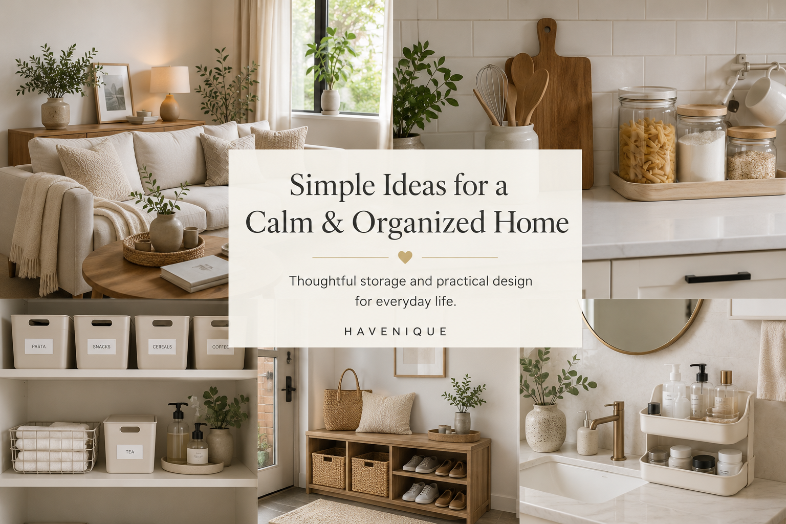 How to Create a Calm and Organized Home Without Changing Everything