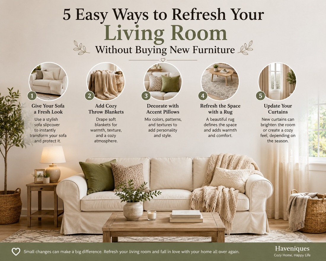 5 Easy Ways to Refresh Your Living Room Without Buying New Furniture