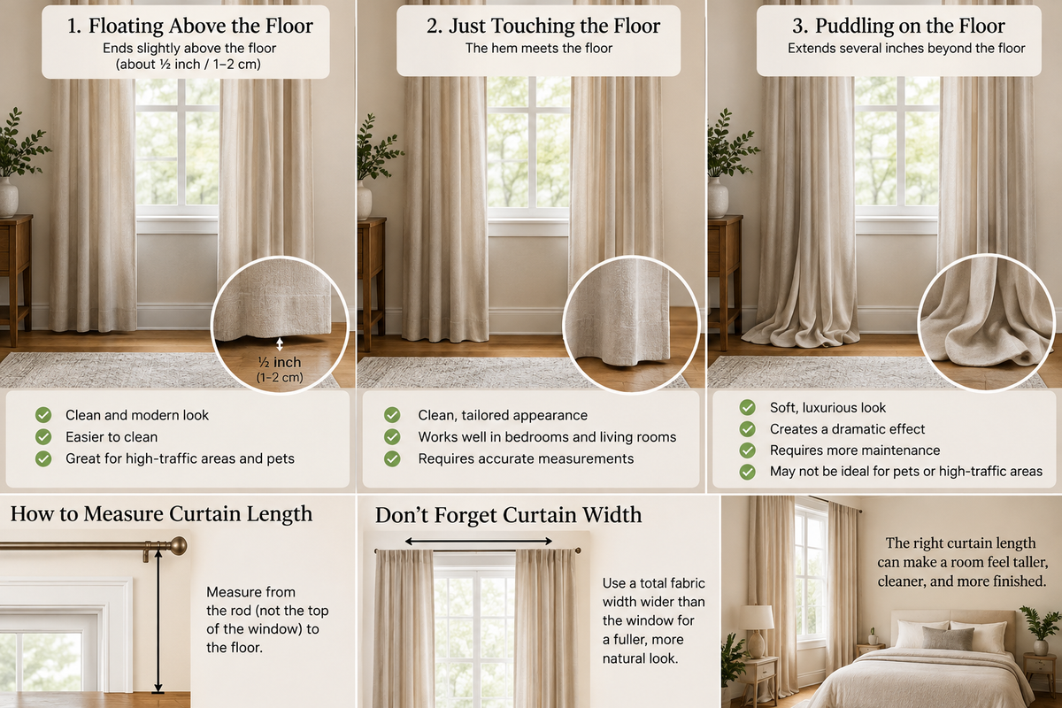 Should Curtains Touch the Floor? A Simple Guide to Getting the Length Right