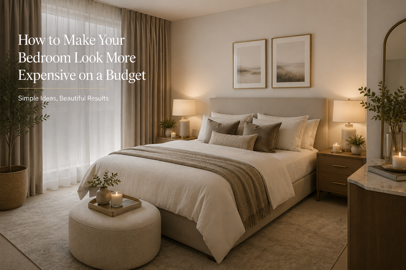 How to Make Your Bedroom Look More Expensive on a Budget