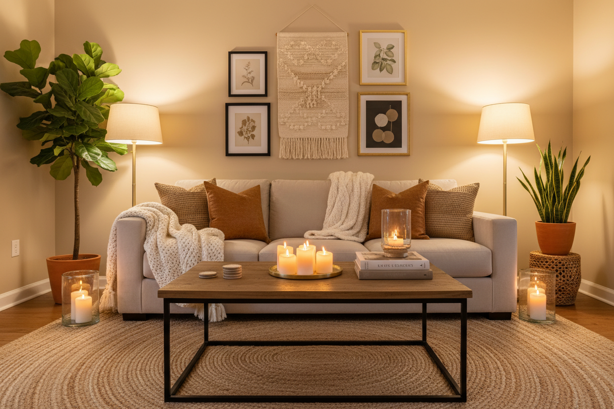 How to Create a Cozy and Luxurious Living Room on a Budget