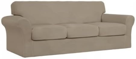 Easy-Going 4 Pieces Stretch Soft Couch Cover - Image 9