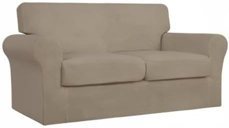 Easy-Going 3 Pieces Stretch Soft Couch Cover - Image 9