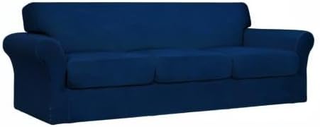 Easy-Going 4 Pieces Oversized Stretch Soft Couch Cover - Image 8