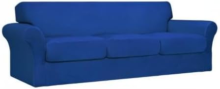 Easy-Going 4 Pieces Oversized Stretch Soft Couch Cover - Image 8