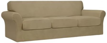 Easy-Going 4 Pieces Oversized Stretch Soft Couch Cover - Image 8
