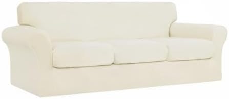 Easy-Going 4 Pieces Stretch Soft Couch Cover - Image 8