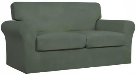 Easy-Going 3 Pieces Stretch Soft Couch Cover - Image 8