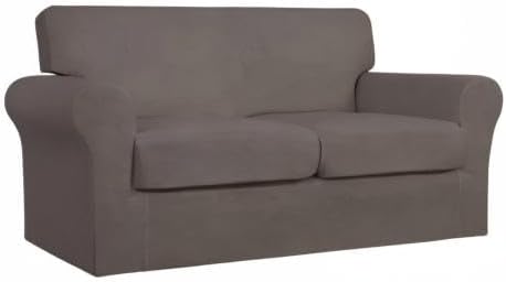 Easy-Going 3 Pieces Stretch Soft Couch Cover - Image 8