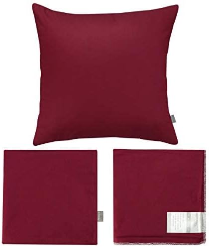 Thmyo 4-Pack 100% Cotton Comfortable Solid Decorative Throw Pillow Case - Image 7