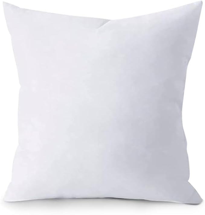 QUBA LINEN Throw Pillow Inserts, 18x18 Inches by QUBA+LINEN