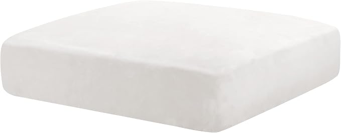 MAXIJIN Velvet Stretch Cushion Cover Fitted Couch Cushion Slipcovers 1 Pack Arm by MAXIJIN