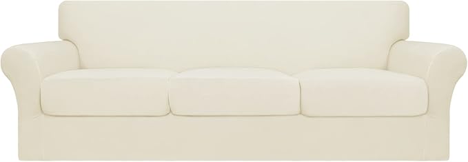 Easy-Going 4 Pieces Oversized Stretch Soft Couch Cover by Easy-Going