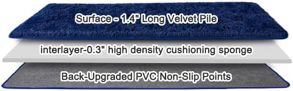 Shag Area Rugs for Living Room, Soft Fuzzy Plush Rugs, Upgrade Anti-Skid Modern - Image 6