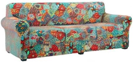 hyha Couch Cover, Floral Pattern, 4 Pieces, Sofa Slipcovers, - Image 9