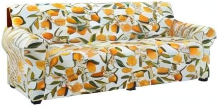 hyha Couch Cover, Floral Pattern, 4 Pieces, Sofa Slipcovers, - Image 9