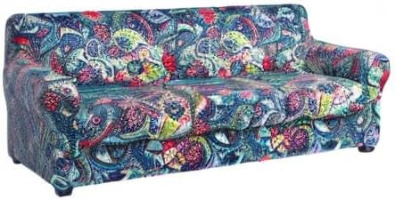 hyha Couch Cover, Floral Pattern, 4 Pieces, Sofa Slipcovers, - Image 9