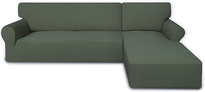 PureFit Super Stretch Sectional Couch Covers by PureFit