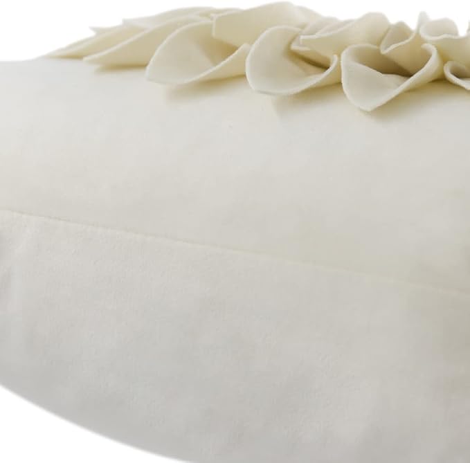 OiseauVoler Decorative 3D Flower Throw Pillow Covers Handmade Cushion Cover - Image 5