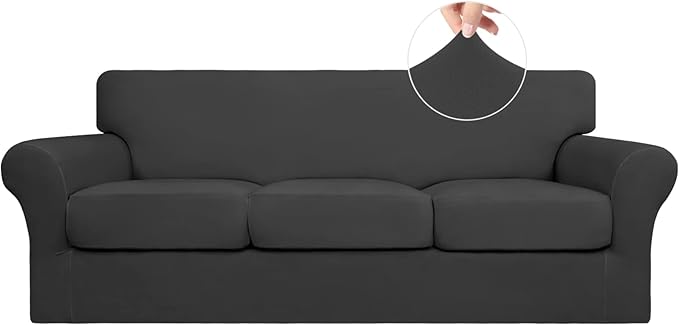 Easy-Going 4 Pieces Stretch Soft Couch Cover by Easy-Going