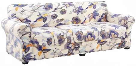 hyha Couch Cover, Floral Pattern, 4 Pieces, Sofa Slipcovers, - Image 9