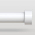 VOIIY White Curtain Rods for Windows 66 to 120 Inch, Size:36-120 Inch by VOIIYCurtainRods