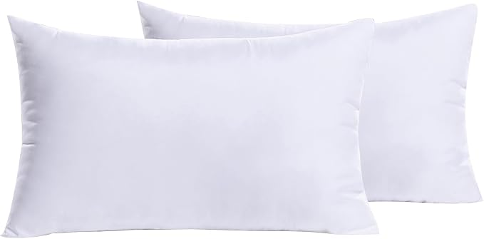 MIULEE Set of 2 Throw Pillow Inserts Premium Pillow Stuffer Rectangle Form by MIULEE