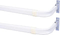 Blu-Pier Tech Heavy Duty Single Rod Standard White 28"-48" Adjustable Curtain by Blu-Pier+Tech