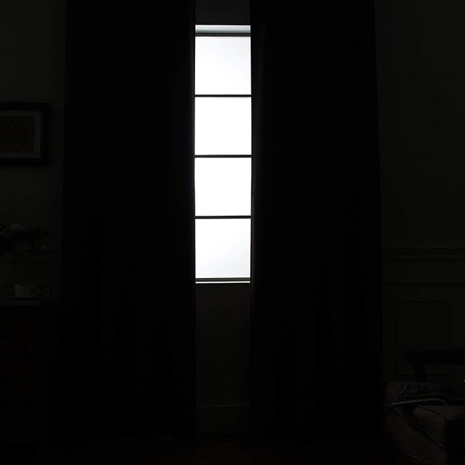 Yakamok 84 Inch Long 100% Blackout Curtains - Image 7