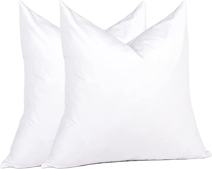 puredown® Euro Pillow Inserts 24 x 24, Feather Down Pillow Stuffer, and Cushion by Puredown