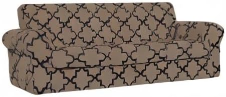 Easy-Going Print 4 Pieces Stretch Soft Couch Cover - Image 8