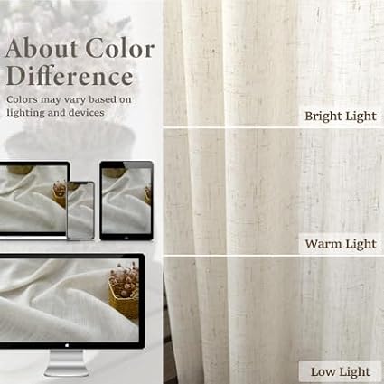 Pitalk 120 Inches Long Curtains - Image 4