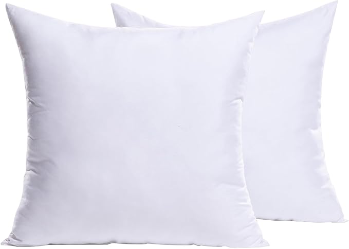 MIULEE Set of 2 Throw Pillow Inserts Premium Pillow Stuffer Square Form by MIULEE
