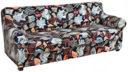 hyha Couch Cover, Floral Pattern, 4 Pieces, Sofa Slipcovers, - Image 9