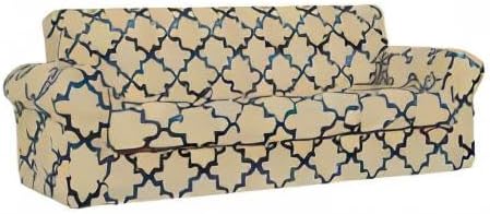 Easy-Going Print 4 Pieces Stretch Soft Couch Cover - Image 8
