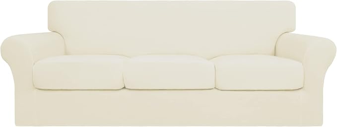 Easy-Going 4 Pieces Stretch Soft Couch Cover by Easy-Going