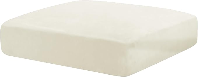 MAXIJIN Velvet Stretch Cushion Cover Fitted Couch Cushion Slipcovers 1 Pack Arm by MAXIJIN