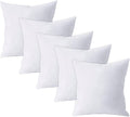 QUBA LINEN Throw Pillow Inserts, 18x18 Inches by QUBA+LINEN