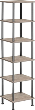 HOOBRO 6-Tier Corner Shelf, Corner Square Rack Display Shelf, Tall Storage Rack by HOOBRO