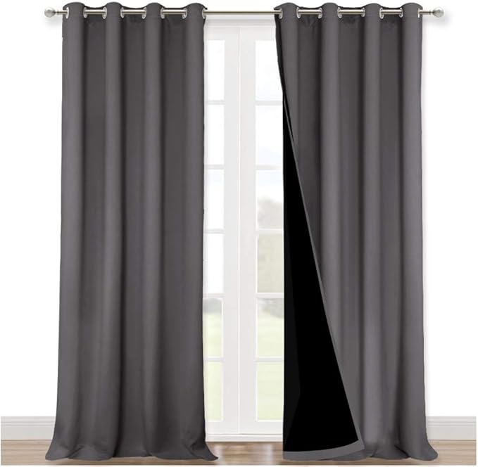 NICETOWN 100% Blackout Blinds, Laundry Room Decor Window Treatment Curtains by NICETOWN