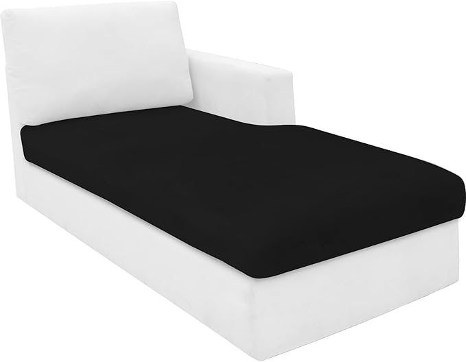 MAXIJIN 1 Piece Velvet Chaise Cover Stretch Sectional Couch Covers by MAXIJIN