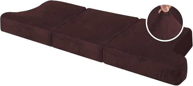 H.VERSAILTEX Stretch Velvet 3 Piece T Cushion Sofa Slipcovers - Image 9