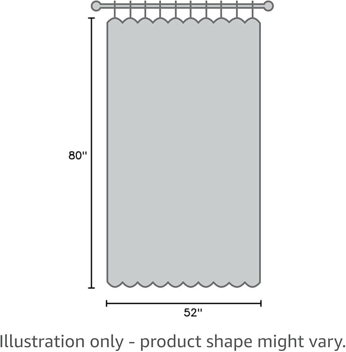 White Linen Curtains 80 inches Long - Image 8
