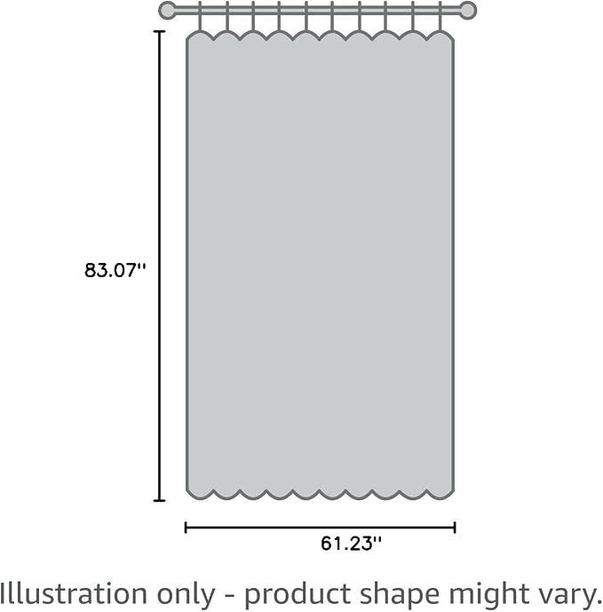 Yakamok 100% Blackout Curtains for Bedroom 84 Inch Length, Light Blocking Drapes - Image 7